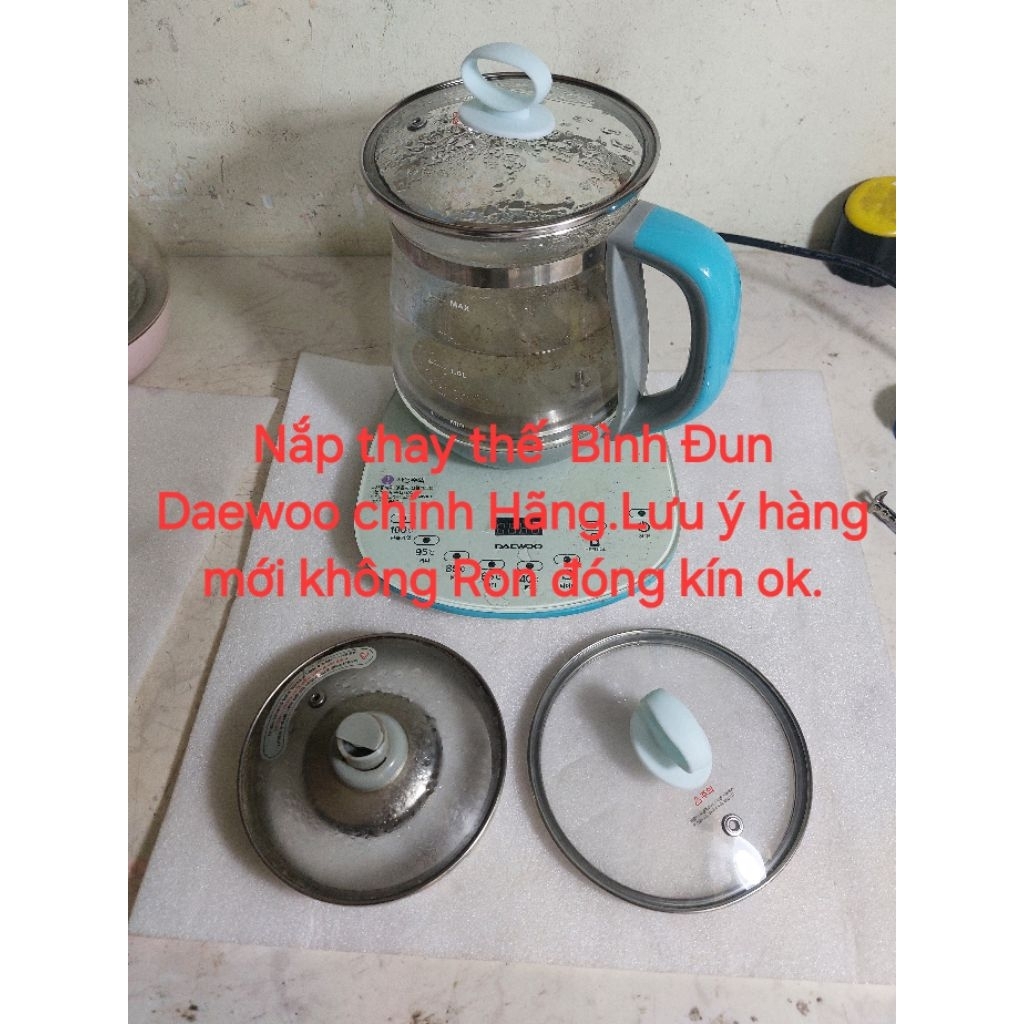 🔥 PHỤ KIỆN NẮP ẤM ĐUN TRÀ DAEWOO DEK-MA980 CHÍNH HÃNG 🔥Phụ kiện thay thế không ron.