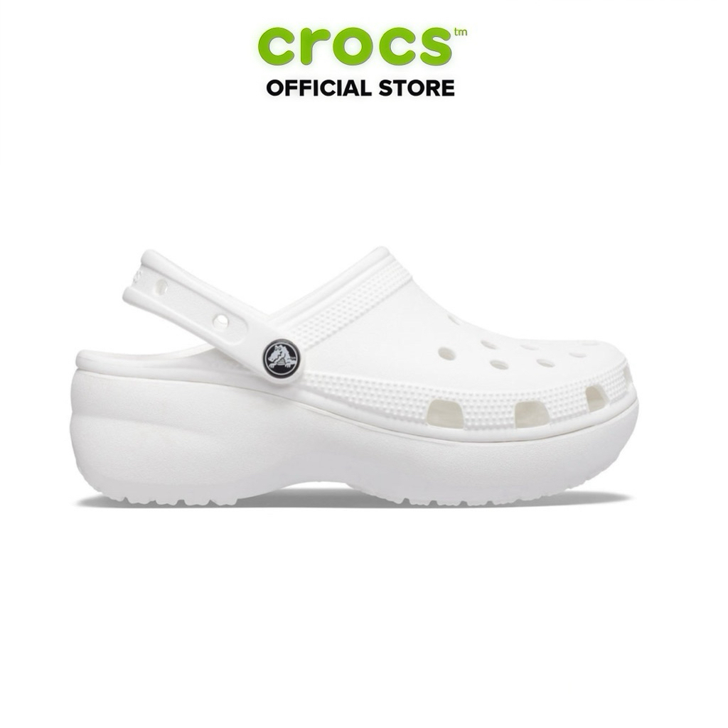GIÀY CLOG NỮ CRO.CS CLASSIC PLATFORM - TRẮNG