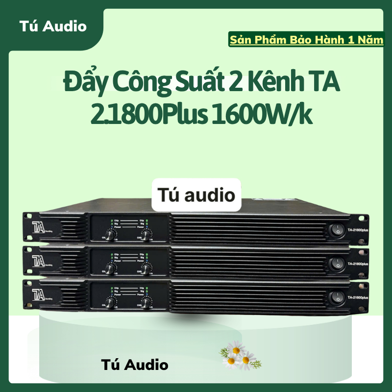 Đẩy TA Soundking 2K – Model 2.1800, Nguồn xung, mạch Class D, size 1U, Công suất 1800W/kênh