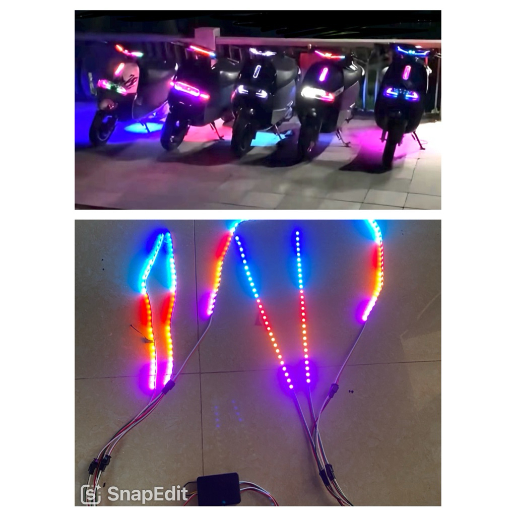 Đèn LED Gogo Chỉnh Áp + Audi Đã Audi Đã Sét Sẵn 6 Dây LED Có Video Hướng Dẫn Lắp Đặt