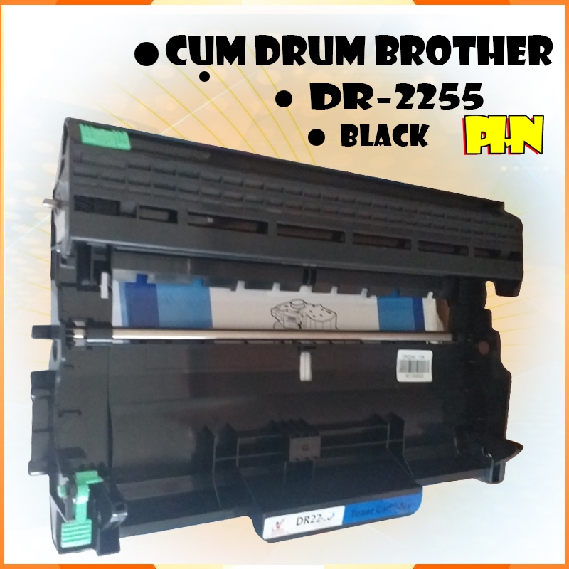 Cụm drum máy in Brother HL 2242D, 2242N, 2242DN, 2242DW, 2242 mã DR2255 có sẵn trống drum.