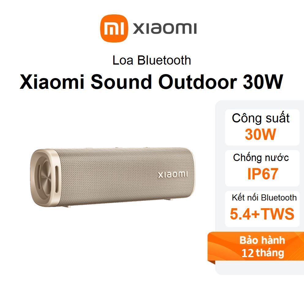 Loa Bluetooth Xiaomi Sound Outdoor 30W Vàng (QBH4370GL)