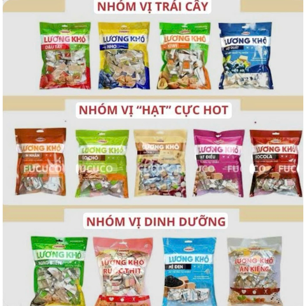 Lương khô 13 Vị nhà Fucuco