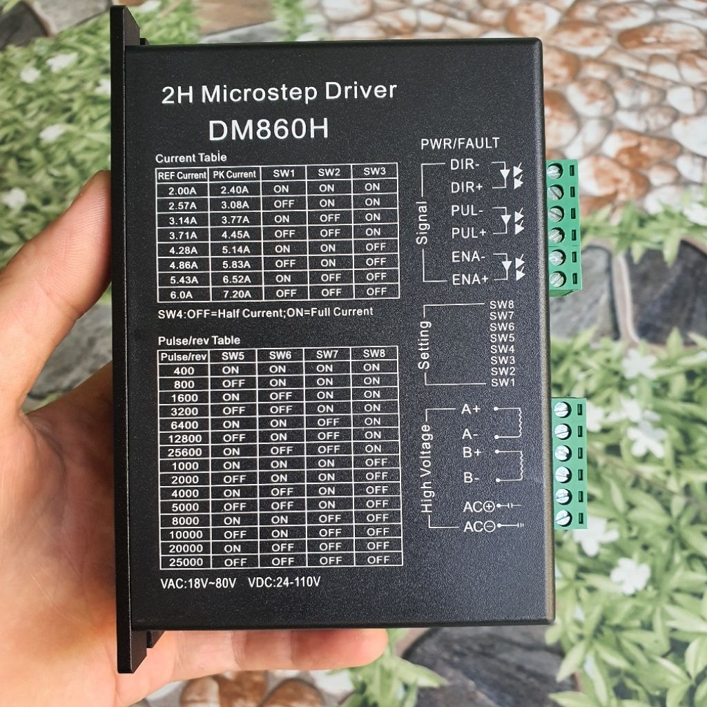 Driver DM860H có Quạt Dùng Cho Động Cơ Step 2 Pha