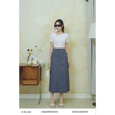 Jupe tuytsy than nhạt dài thiết kế Elise mã sản phẩm ES2505215BKWOST
