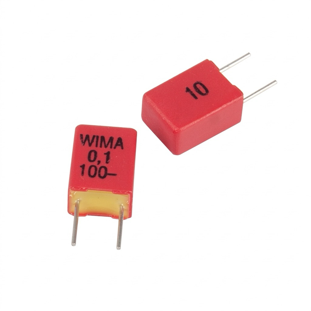 Tụ Wima MKP2 0.1uF (104) 100V [ Set 5 Cái] - Tụ Phim Polypropylene Cao Cấp [Loại To] Độ Bền Cao