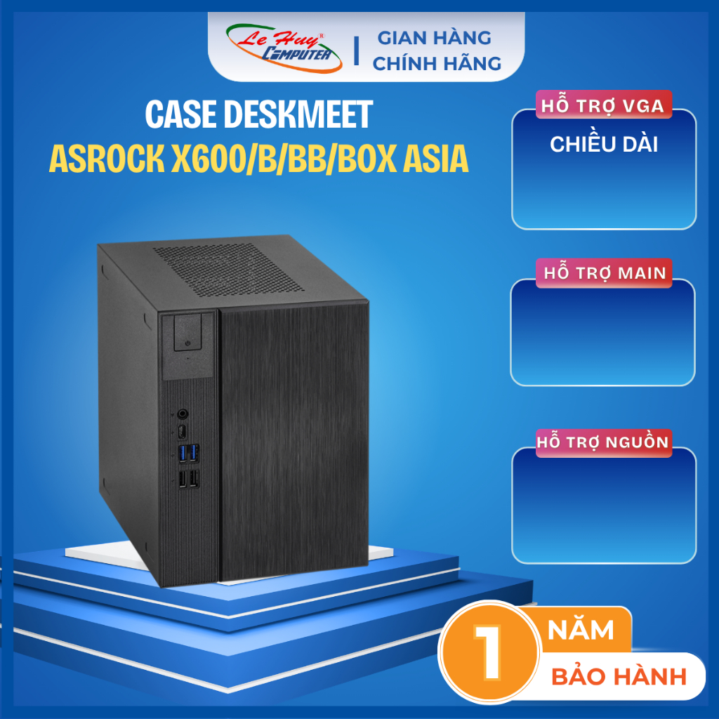 CASE DESKMEET ASROCK X600/B/BB/BOX ASIA