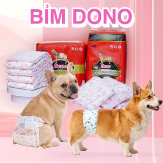 Bỉm cho chó Dono, bỉm cho thú cưng thâm hút khử mùi tốt