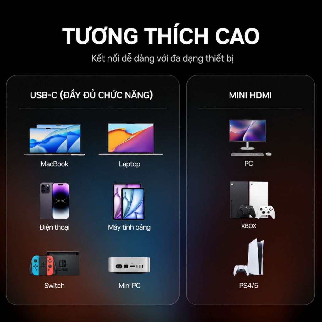 [Hỏa tốc Hà Nội] Màn Hình Di Động ARZOPA Z1FC 16.1" 144Hz IPS FHD |106% sRGB | USB-C HDMI | Full VAT | BigBuy360 - bigbuy360.vn