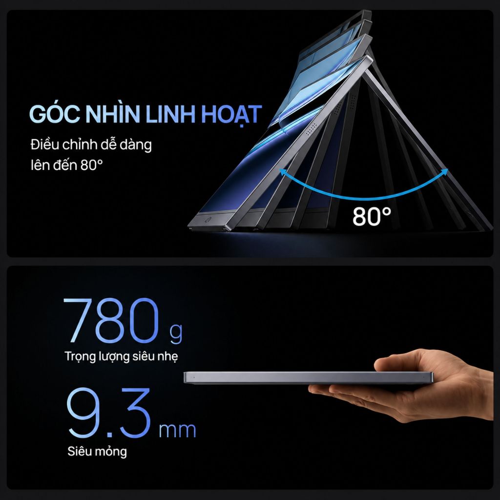 [Hỏa tốc Hà Nội] Màn Hình Di Động ARZOPA Z1FC 16.1" 144Hz IPS FHD |106% sRGB | USB-C HDMI | Full VAT | BigBuy360 - bigbuy360.vn