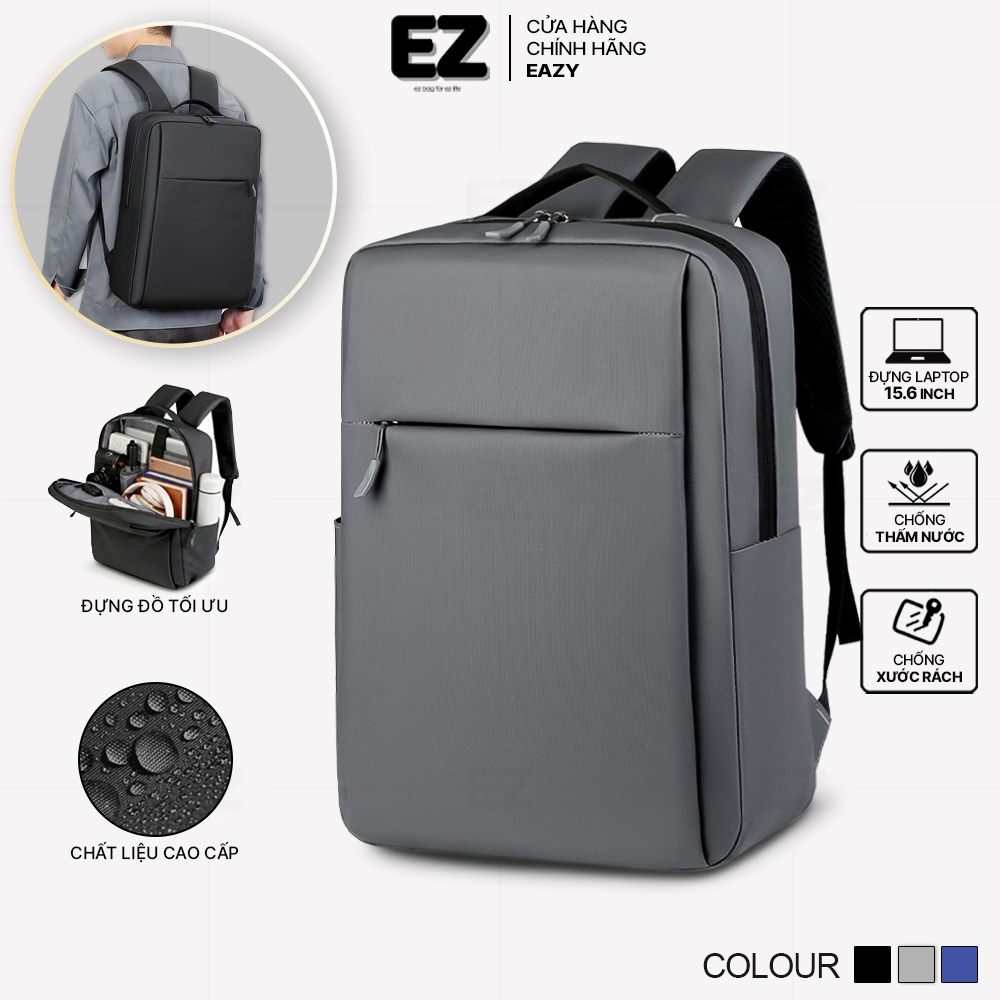 Balo đựng laptop chống sốc chống nước cao cấp EZ BALO BLA03 , Balo laptop 15.6 inch laptop 14 inch