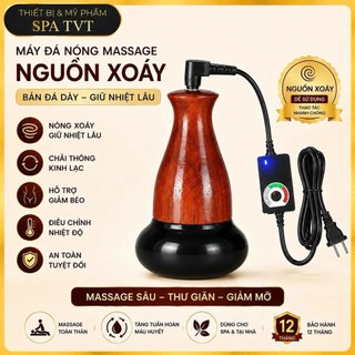 Máy Đá Nóng Xoáy Nhỏ Đá Bian Massage Body, Hỗ Trợ Giảm Béo, Chải Thông Kinh Lạc, Dưỡng Sinh BH 12 Tháng