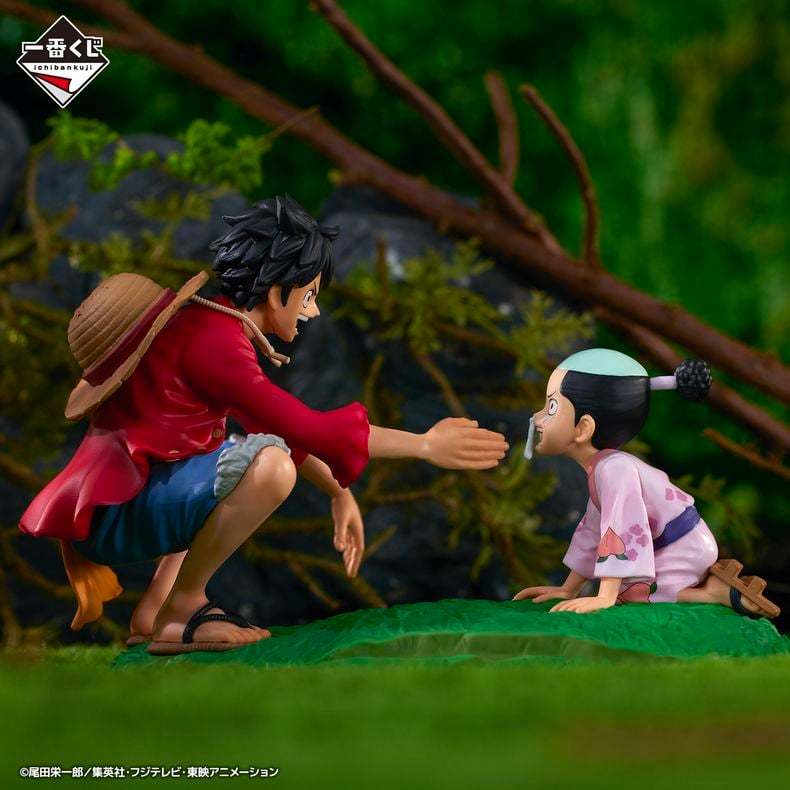 Mô hình chính hãng Monkey D. Luffy & Momonosuke (Giải C)‼️Ichiban Kuji (Bandai Spirits) [One Piece]