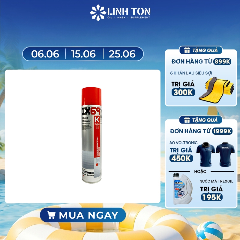 Chai xịt vệ sinh sên VOLTRONIC ix69 600ml