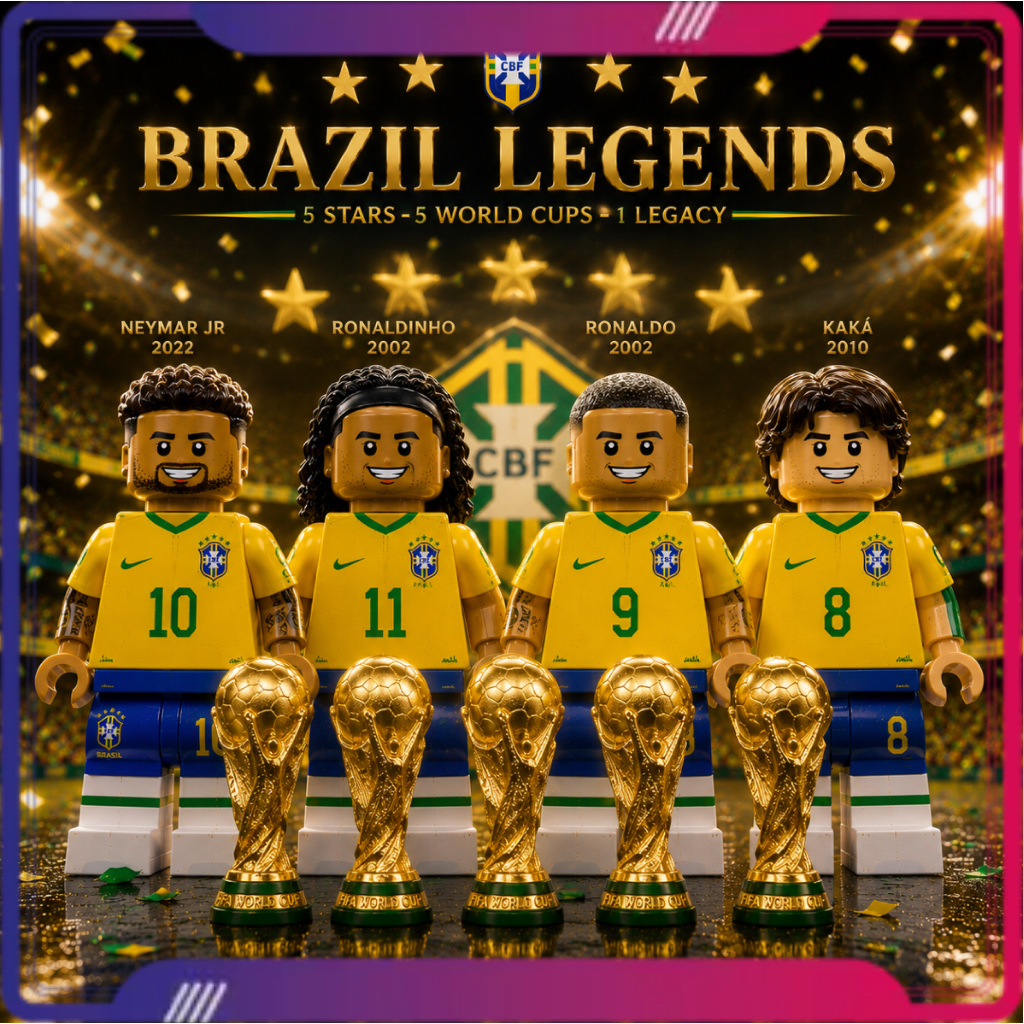 Mô Hình Mini Những Vũ Công Samba Đồ Sưu Tầm Neymar Ronaldo Ronaldinho Kaka