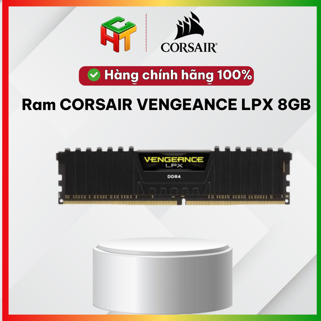 Ram CORSAIR VENGEANCE LPX 8GB (1x8GB) DDR4 3200MHz