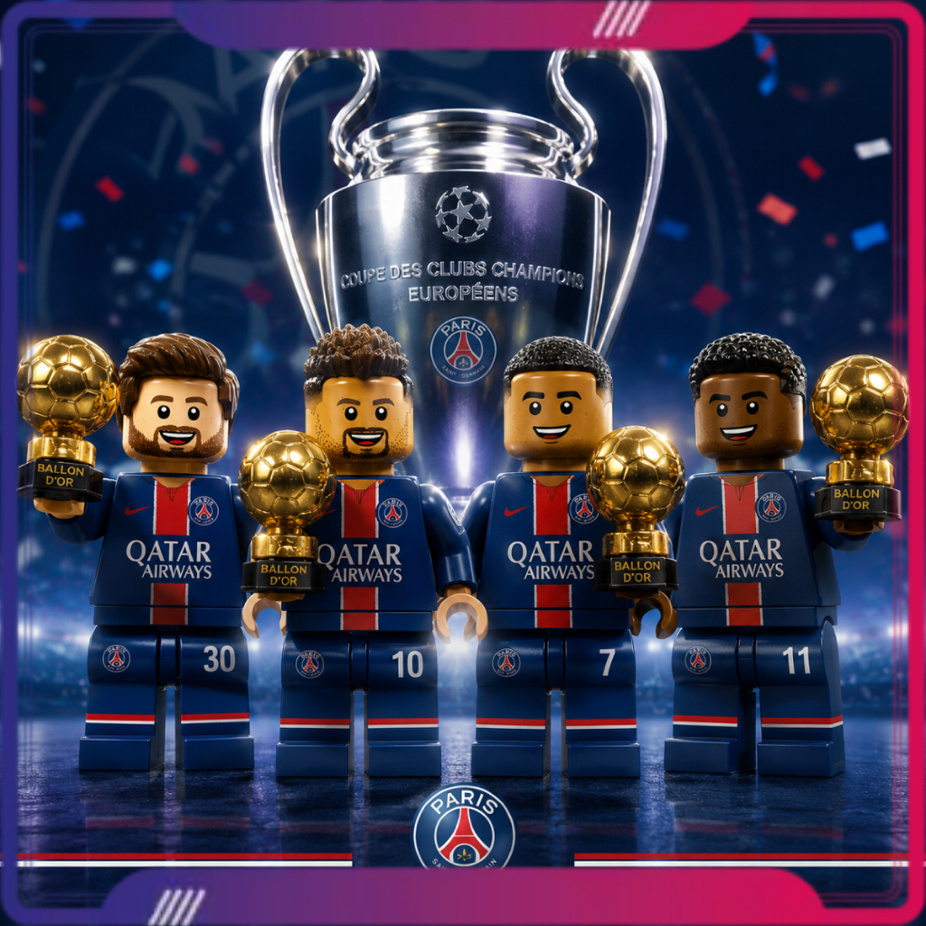 Mô Hình Mini Ngôi Sao Paris Đồ Sưu Tầm Messi Neymar Mbappe Dembele