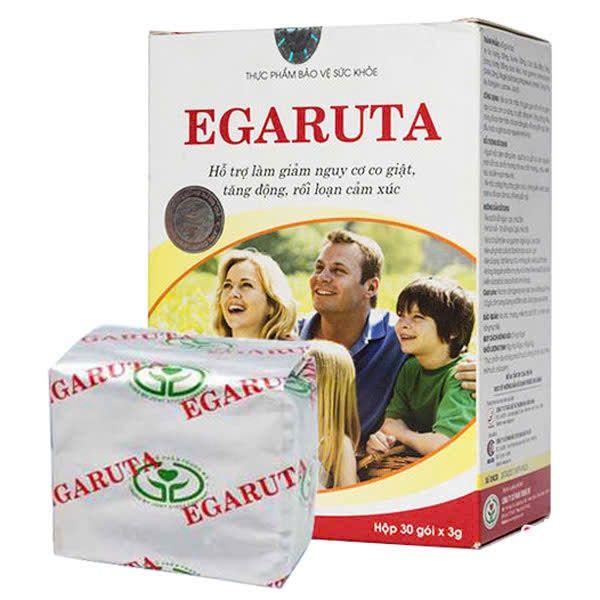 Cốm Egaruta giảm căng thẳng, khó ngủ, dành cho trẻ quá hiếu động dẫn đến khó ngủ - Hộp 30 gói