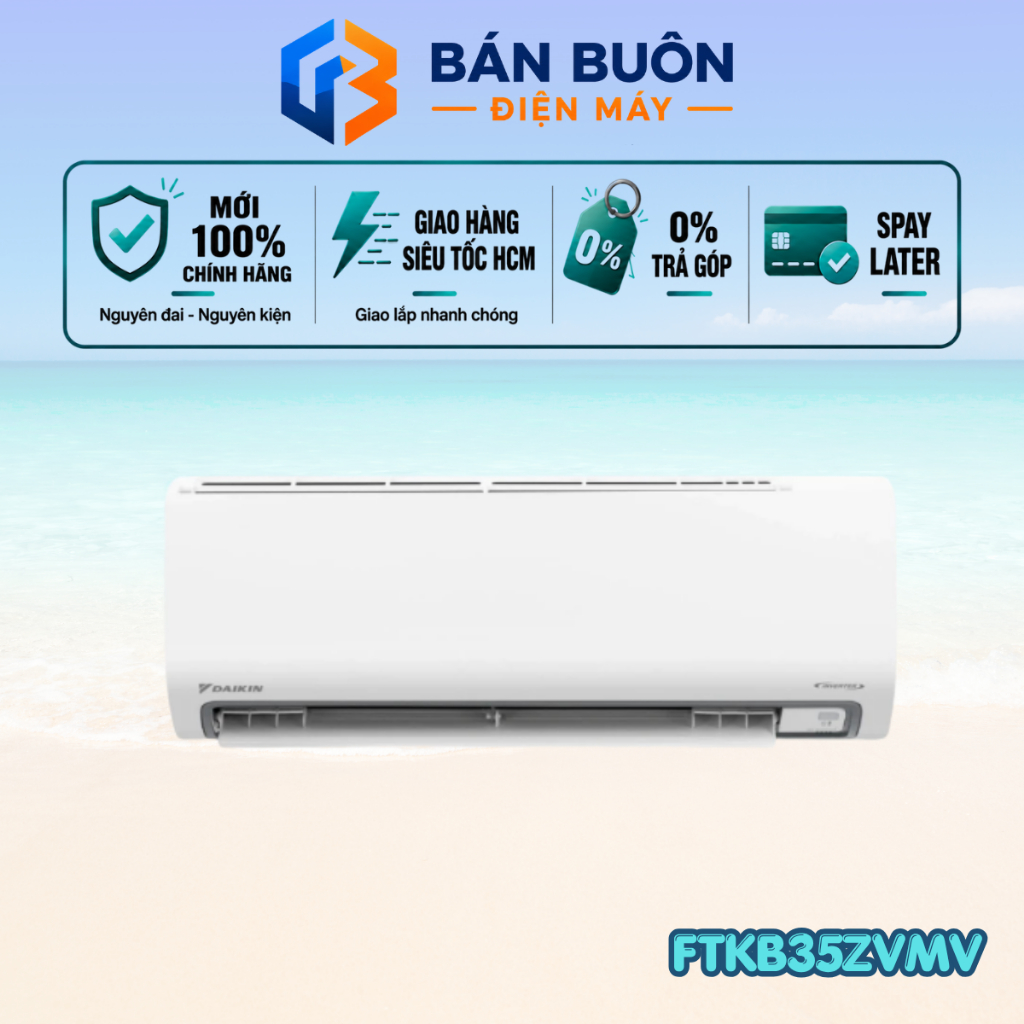 FTKB35ZVMV Máy lạnh Daikin Inverter 1.5HP – Model 2025, tiết kiệm điện FTKB35ZVMV
