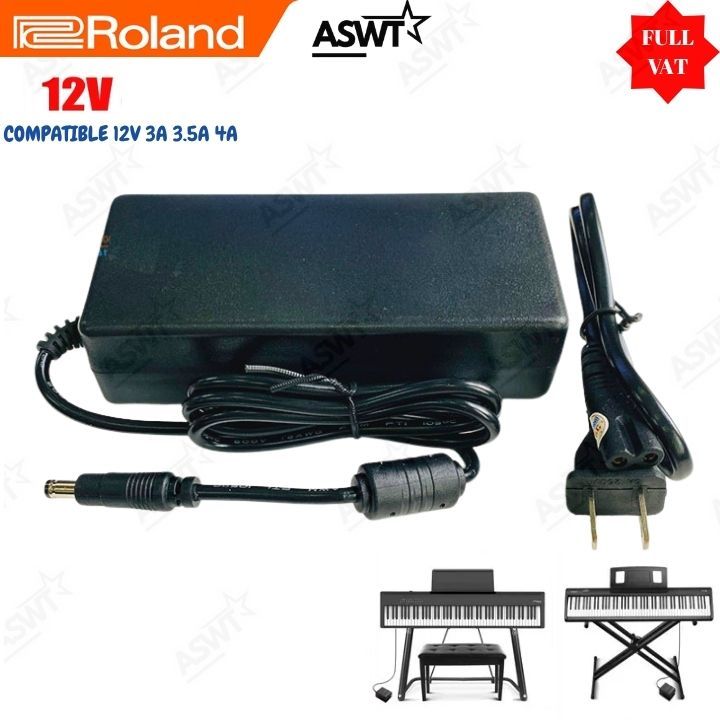 Bộ nguồn cho đàn Roland BK5, FP-18, FP30X 12V T525 - bảo hành 12 tháng