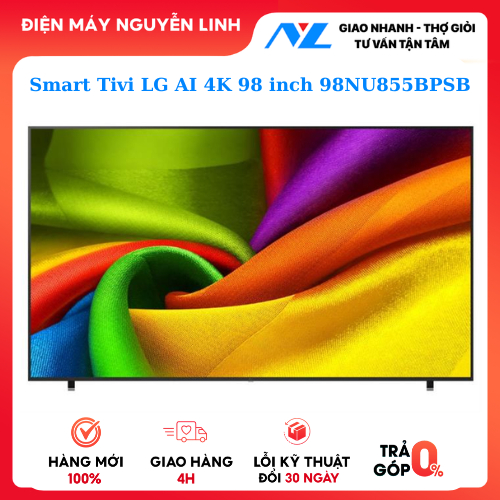 Smart Tivi LG AI 4K 98 inch 98NU855BPSB