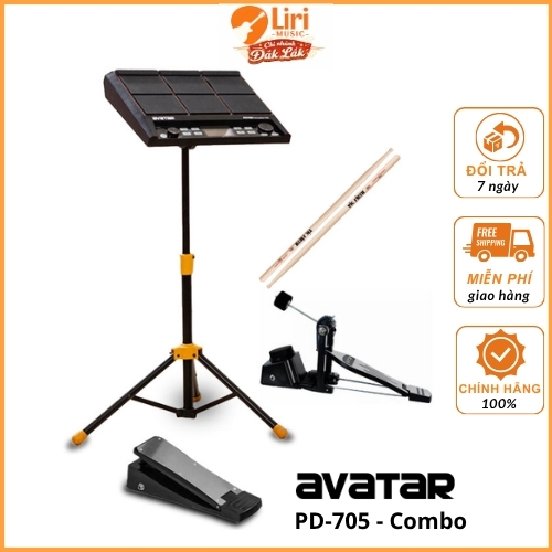 [Tặng kèm bộ tiếng] Trống Điện Avatar PD705 Chính Hãng| Liri Music