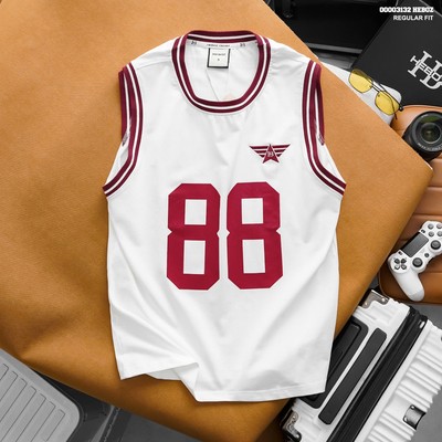 [FORM RỘNG] Áo thun tanktop nam HEBOZ star 88 2M, áo ba lỗ thể thao cotton 4 chiều - 00003132