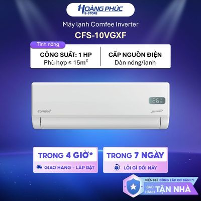 CFS-10VGX | Điều hòa Comfee Inverter 1 HP CFS-10VGXF {Toàn Quốc}