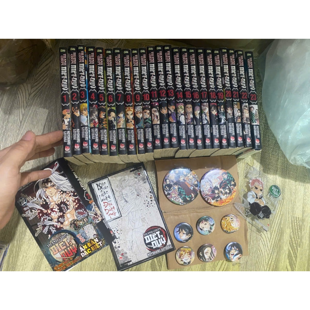 Full Bộ 23q vở KNY Thanh gươm diệt quỷ - Kimetsu No yaiba tập 1-23