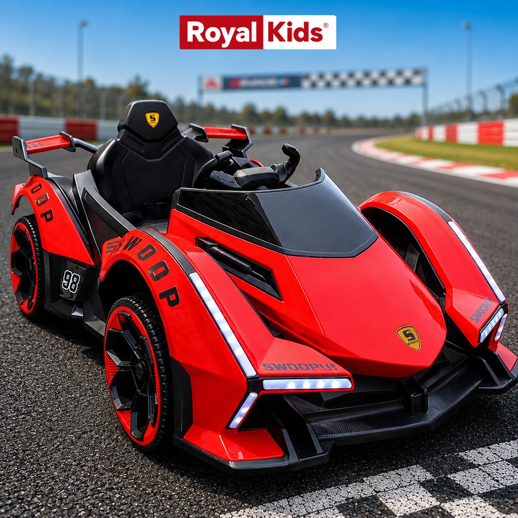 Xe điện cho bé Lamborghini Vision HT 9588 siêu đỉnh 1-4 tuổi Royal Kids
