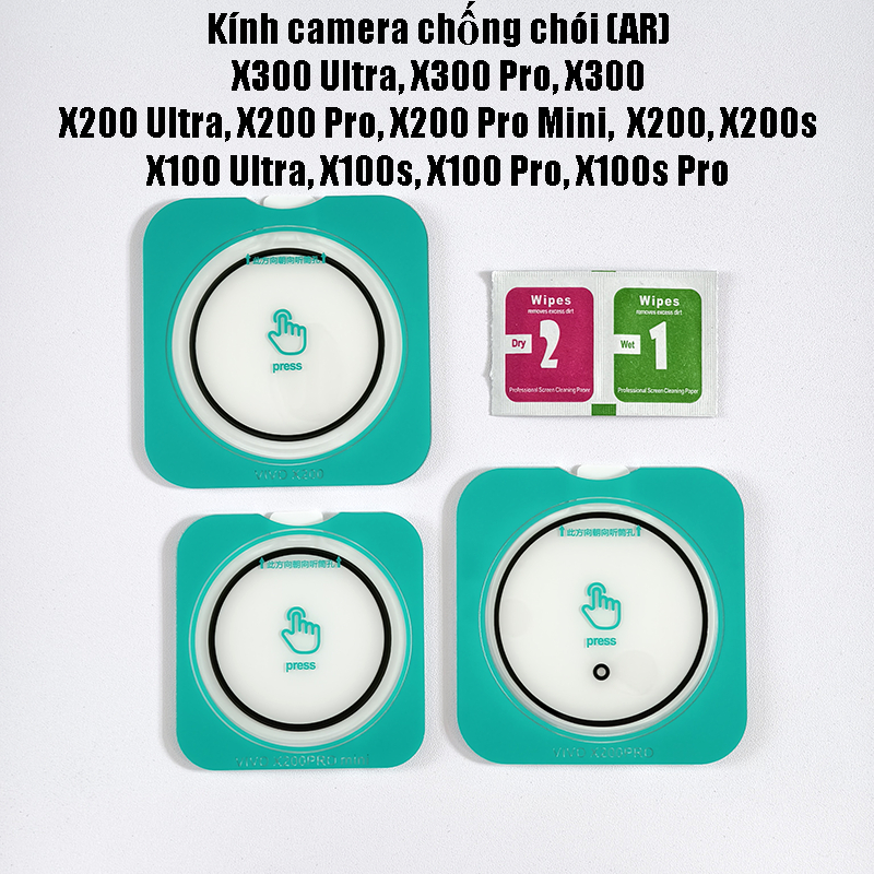 (X300 Ultra, X300 Pro) Kính cường lực camera X200 Pro,X200 Ultra,X200 Pro Mini,X100 Ultra,X100 Pro,X