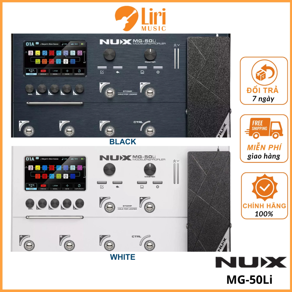 [Sale off] Phơ guitar Nux Mg-50 Li - MG30 Chính Hãng| LiRi Music
