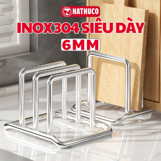 Kệ Đựng Thớt Nathuco Inox Dày 6mm Để Được Nắp Nồi – Chắc Chắn, Bền Đẹp Cho Mọi Gian Bếp