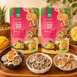 Combo 2 Túi Tiết Kiệm - Trái Cây Cuộn Mix 8 Vị 200g