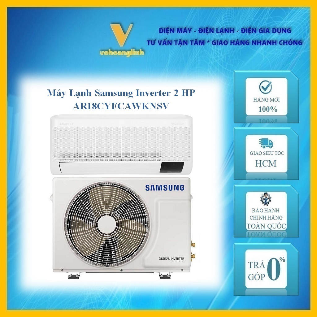 Máy Lạnh Samsung Inverter 2 HP AR18CYFCAWKNSV