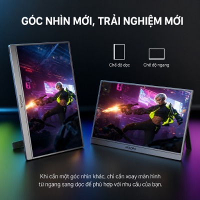 Màn Hình Di Động ARZOPA Z3FC 16.1" 2.5K 180Hz IPS | 107% sRGB | USB-C Mini HDMI | Chính Hãng | BigBuy360 - bigbuy360.vn