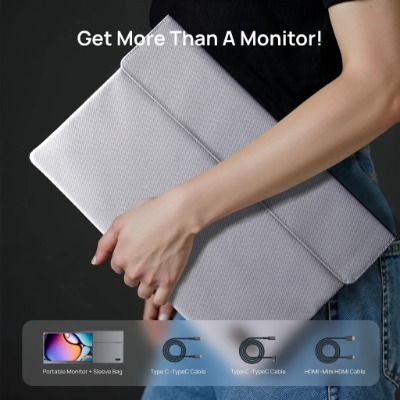 Màn Hình Di Động ARZOPA Z3FC 16.1" 2.5K 180Hz IPS | 107% sRGB | USB-C Mini HDMI | Chính Hãng | BigBuy360 - bigbuy360.vn