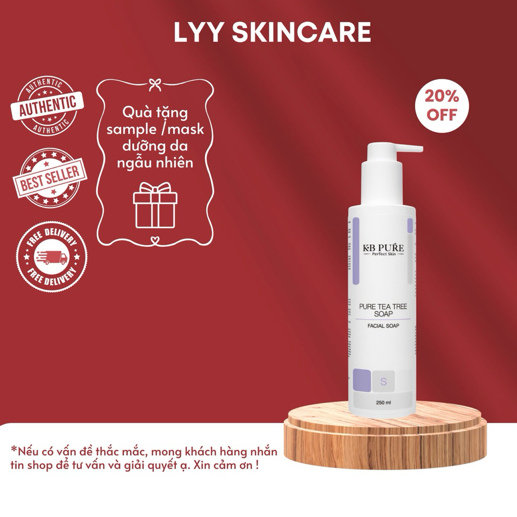 Sữa rửa mặt KB PURE Pure Tee Tree Soap