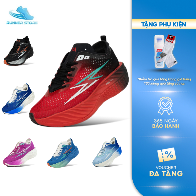Giày thể thao chạy bộ đế Full Carbon nam nữ Goya Neo PRO năm 2026 full màu - Bức tốc mạnh mẽ, siêu n