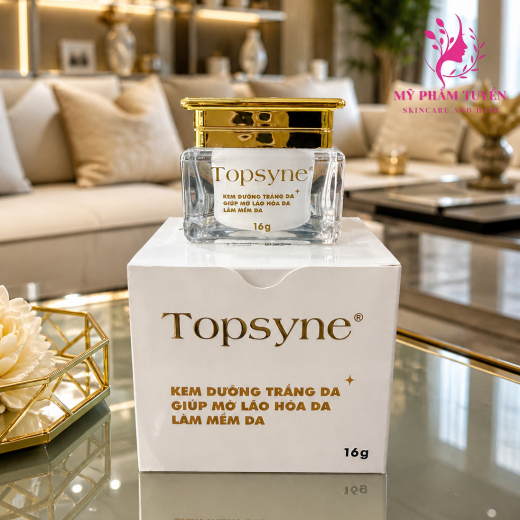 KEM TOPSYNE DƯỠNG TRẮNG DA ,GIÚP MỜ LÃO HÓA DA, MỀM DA 11G