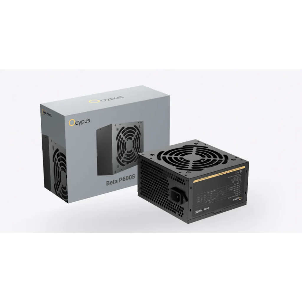Nguồn Ocypus Beta P600S 600W (Non Modular, Đen)