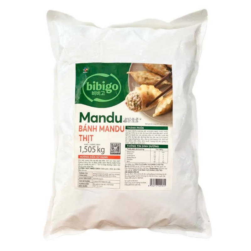 Bánh Mandu Thịt CJ Cầu Tre (BIBIGO)