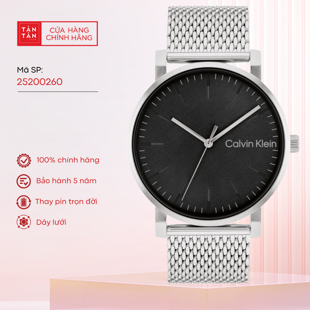 Đồng Hồ Nam Calvin Klein Ck Slate 25200260 Quartz 43mm - Đồng Hồ Tân Tân