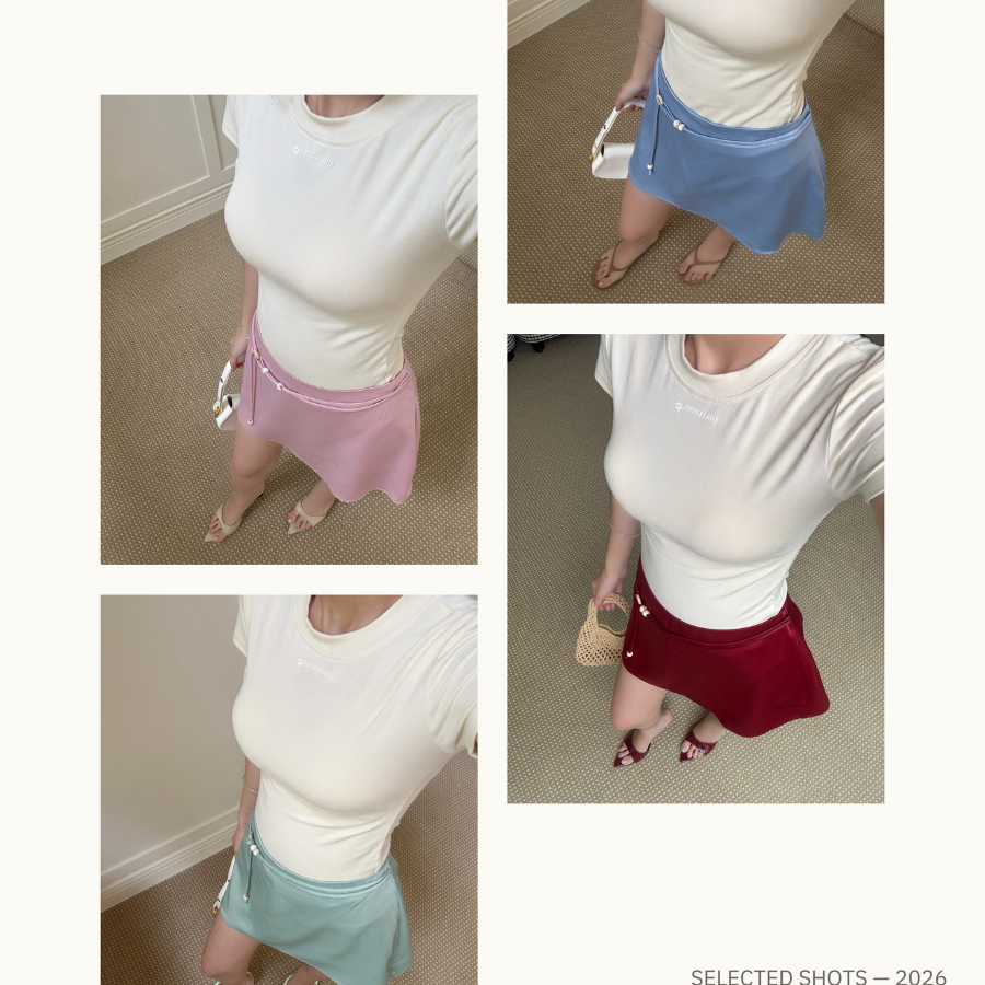 Orli Label | Basic Top | Áo thun cổ tròn in chữ ORLI LABEL