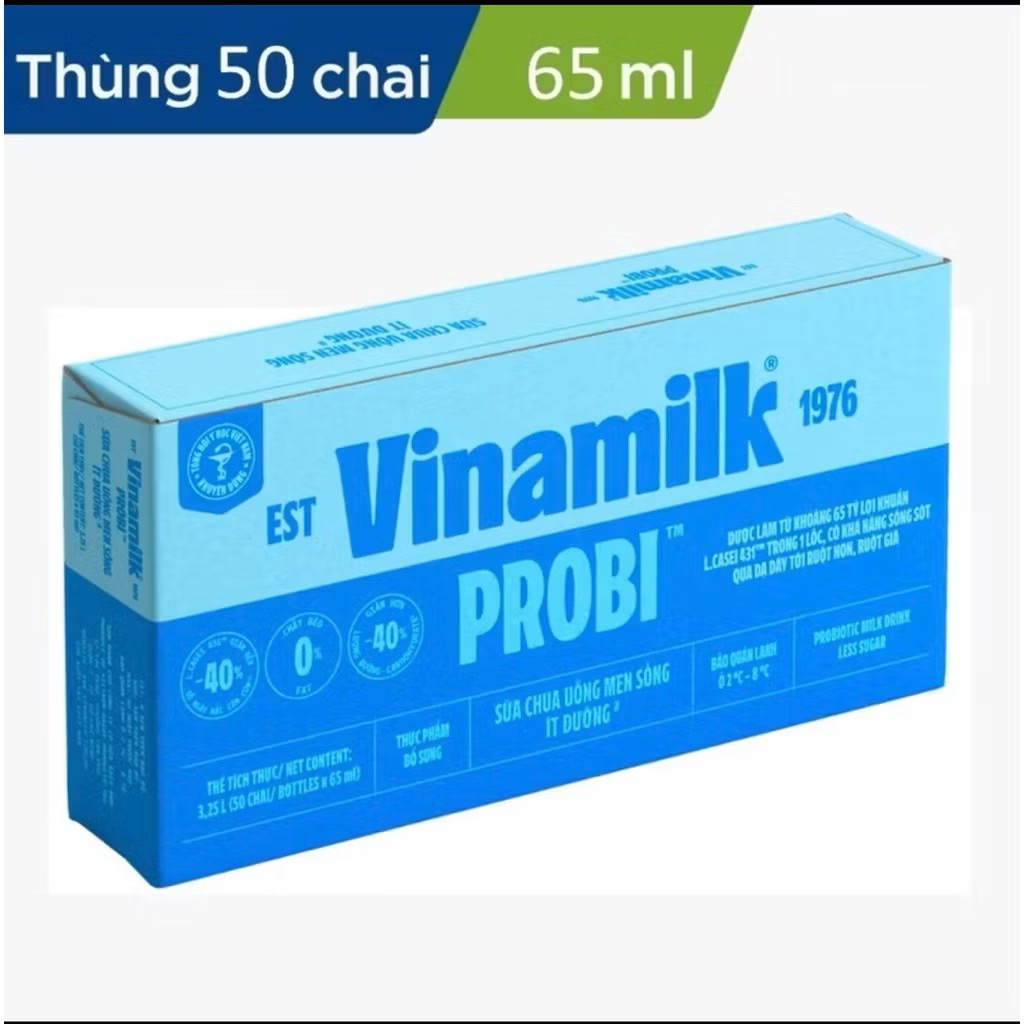 1 thùng proby ít đường 65ml