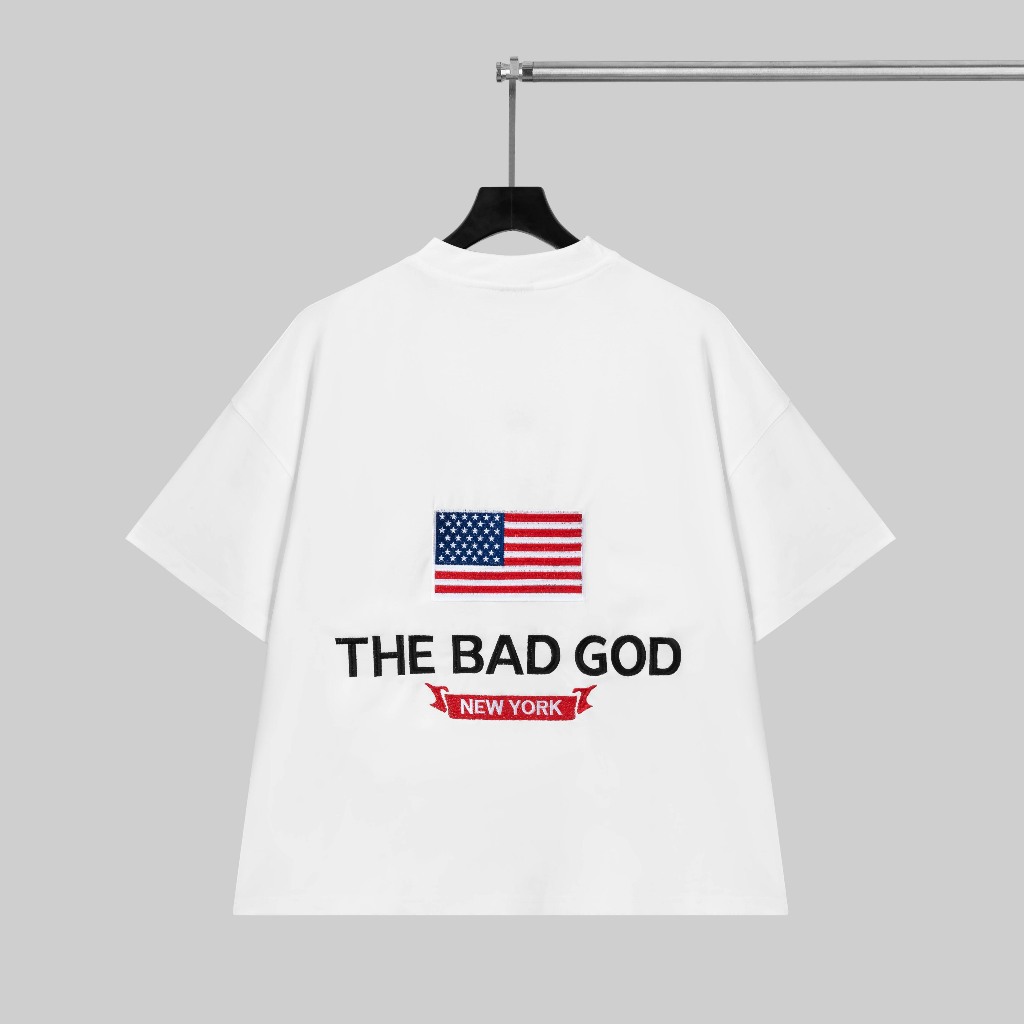 [NEW ARRIVALS 2026] Áo Thun The Bad God New York Chất Cotton Form Boxy Cho Nam Nữ | BigBuy360 - bigbuy360.vn