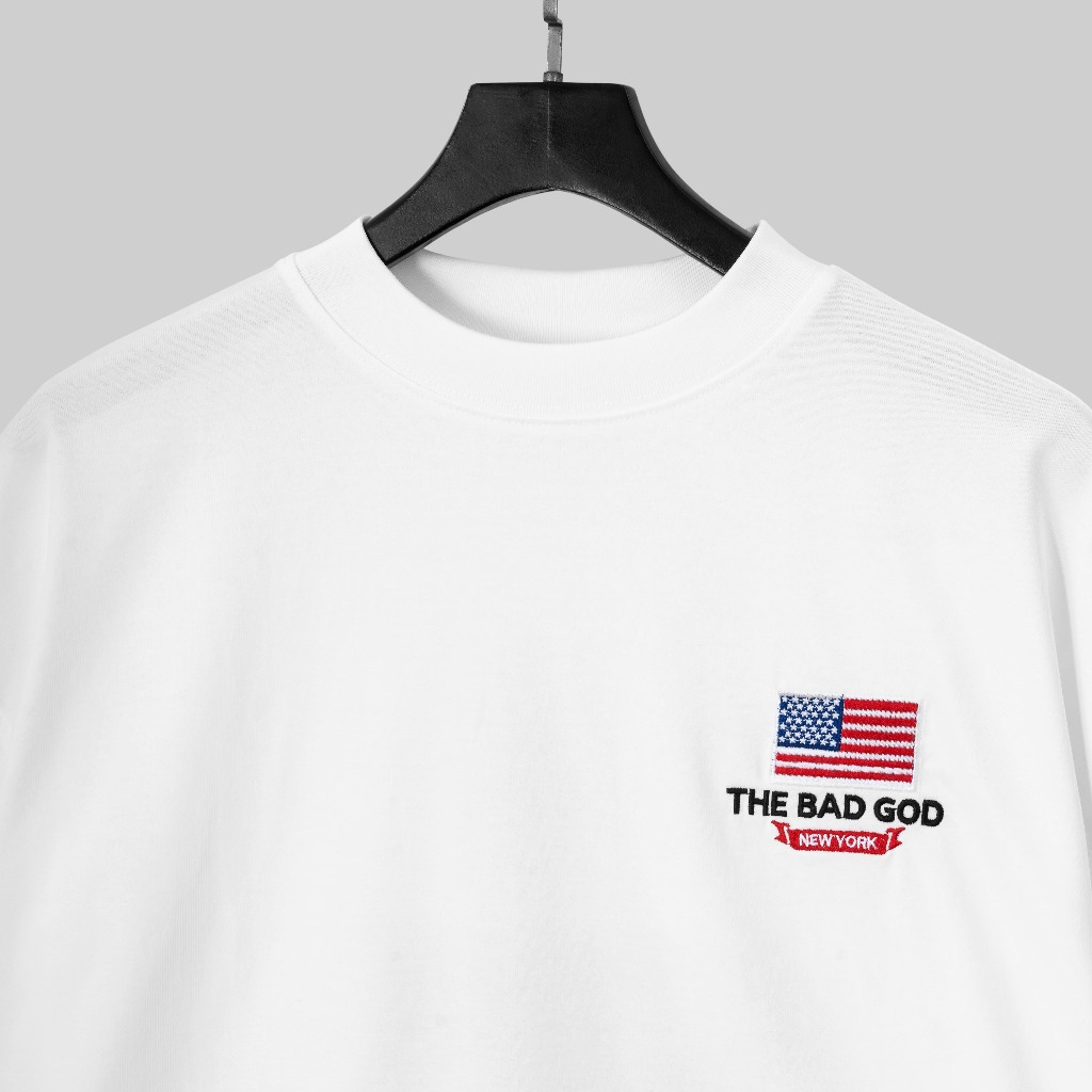 [NEW ARRIVALS 2026] Áo Thun The Bad God New York Chất Cotton Form Boxy Cho Nam Nữ | BigBuy360 - bigbuy360.vn