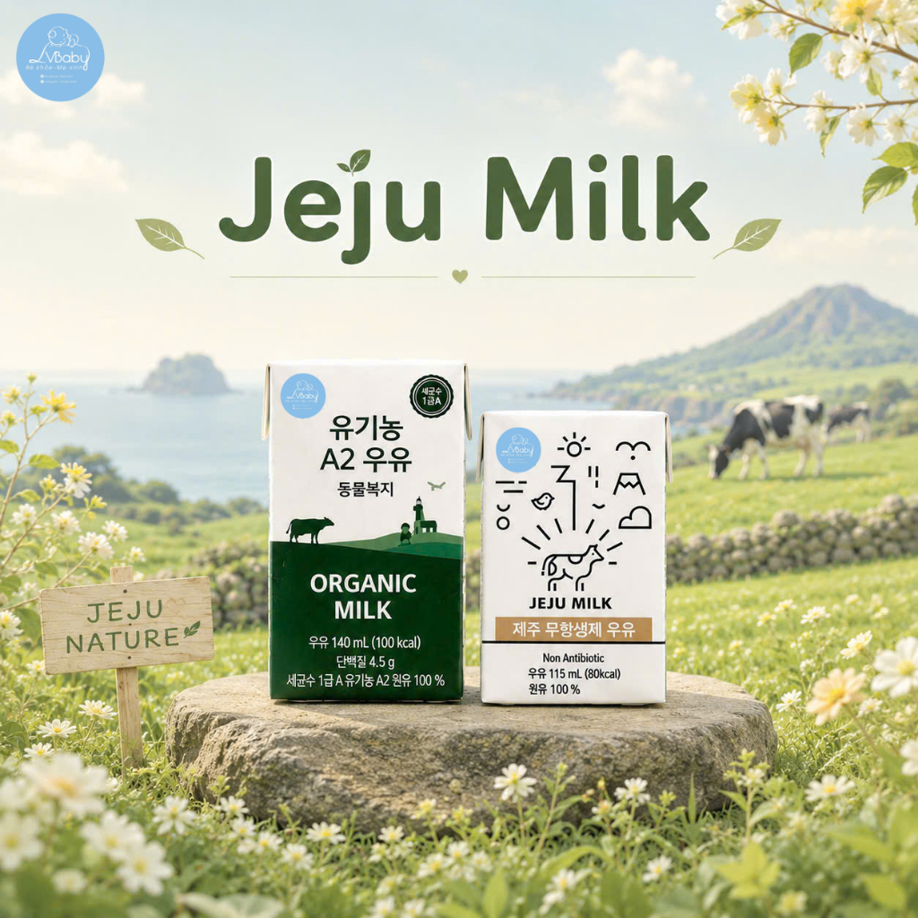 [ 𝐒𝐀𝐋𝐄 𝟏𝟎% - 𝟎𝟕.𝟎𝟕 ] JEJU MILK – SỮA TƯƠI SIÊU SẠCH TỪ ĐẢO JEJU HÀN QUỐC