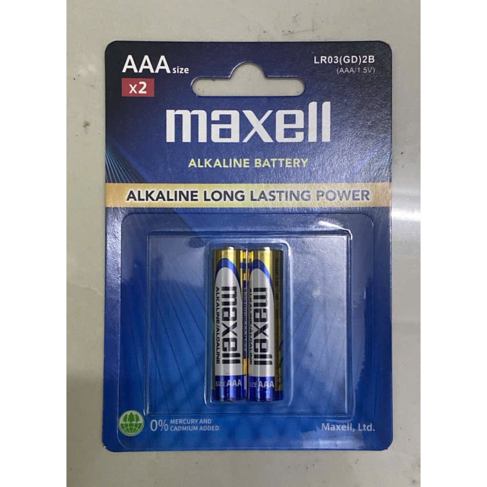 pin aaa maxell alkaline 4 viên