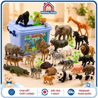 Đồ Chơi Bộ Động Vật 58 Chi Tiết Cho Bé Đồ Chơi Mô Hình Động Vật
